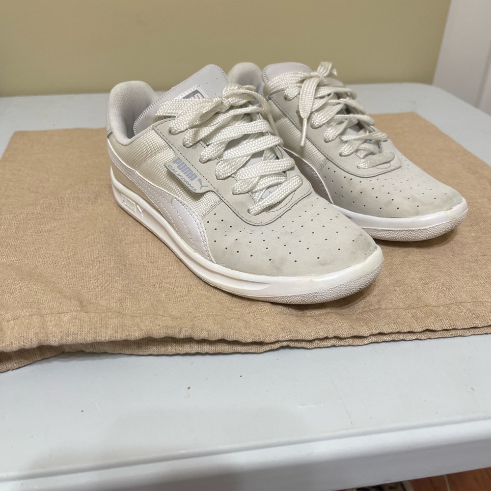 Puma White Sneakers 6.5